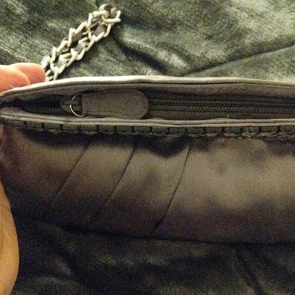 Chic Satin Clutch with Rhinestone Detail - Picture 2 of 4